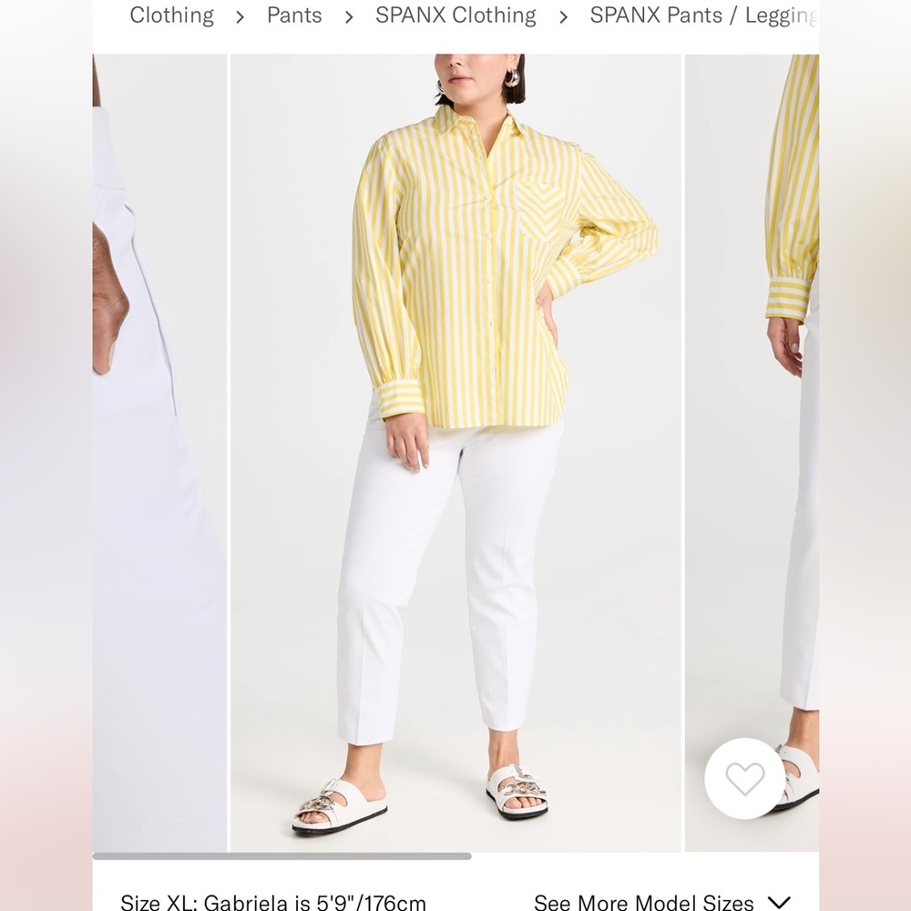 SPANX on the go slim straight pants